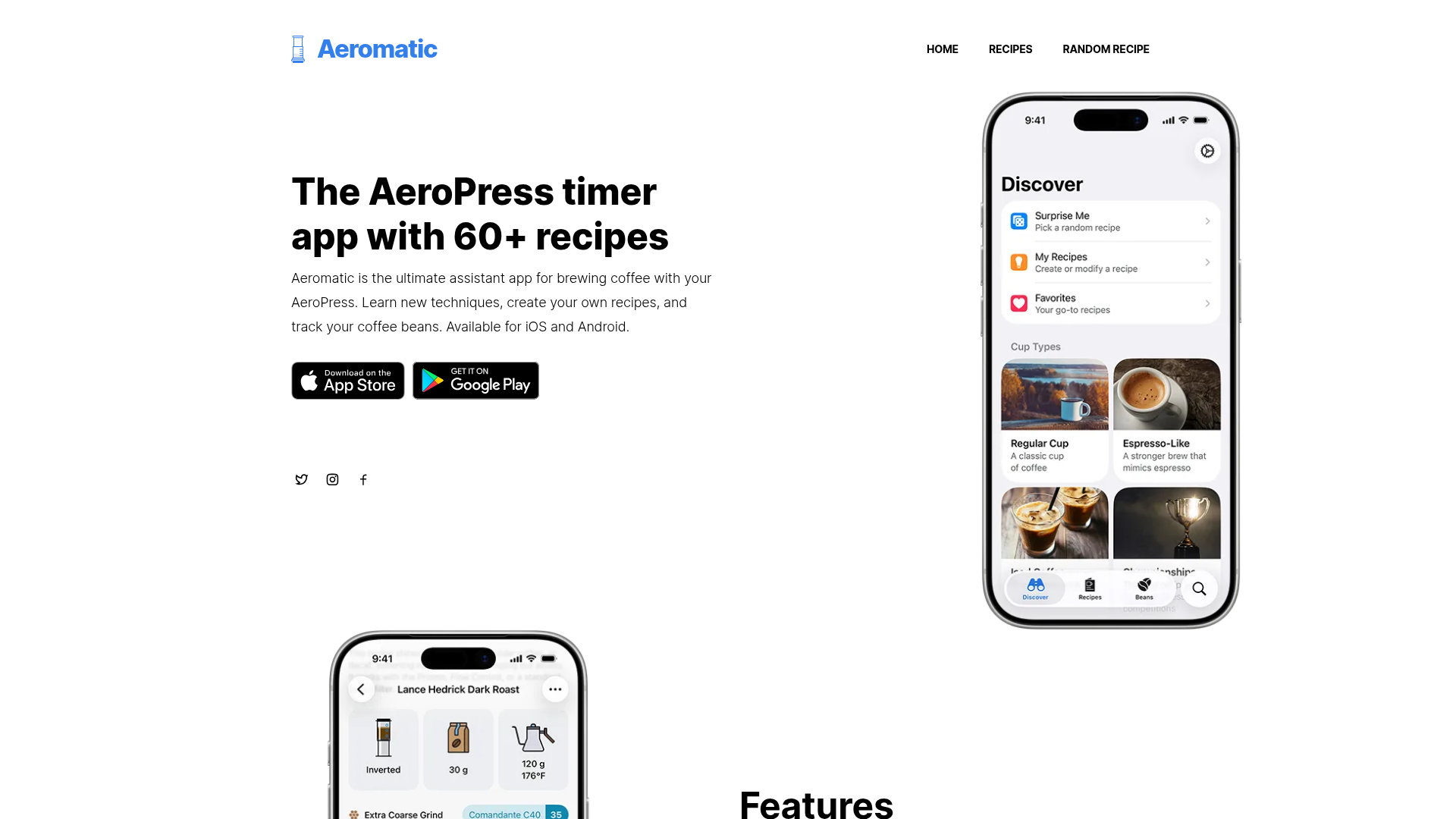 3. Aeromatic Homepage